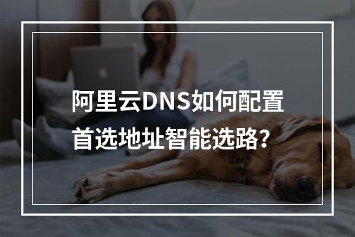 阿里云DNS如何配置首选地址智能选路？