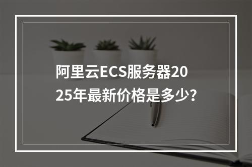 阿里云ECS服务器2025年最新价格是多少？