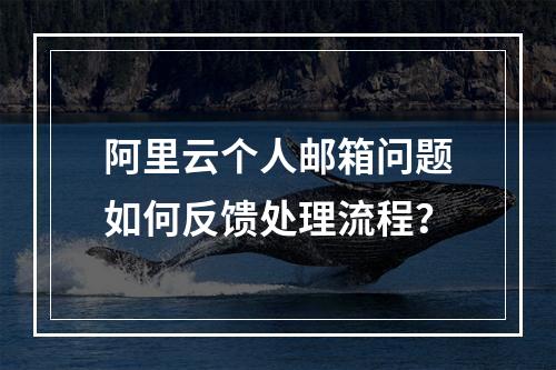 阿里云个人邮箱问题如何反馈处理流程？