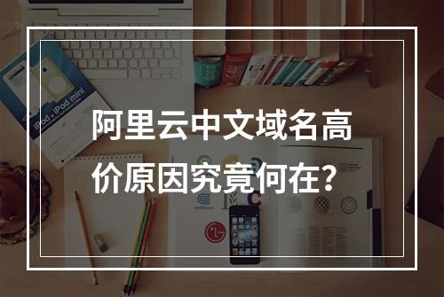 阿里云中文域名高价原因究竟何在？