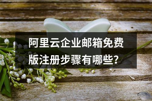 阿里云企业邮箱免费版注册步骤有哪些？