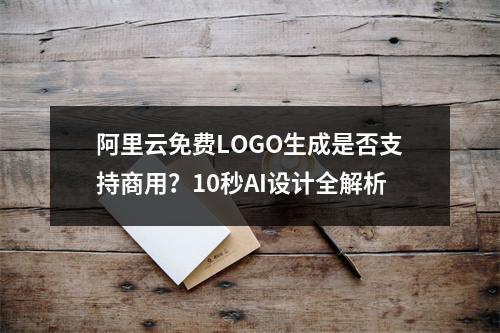 阿里云免费LOGO生成是否支持商用？10秒AI设计全解析
