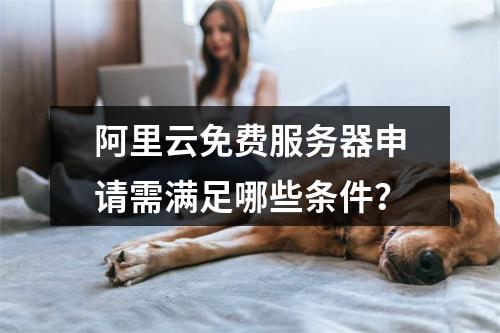 阿里云免费服务器申请需满足哪些条件？