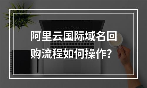 阿里云国际域名回购流程如何操作？