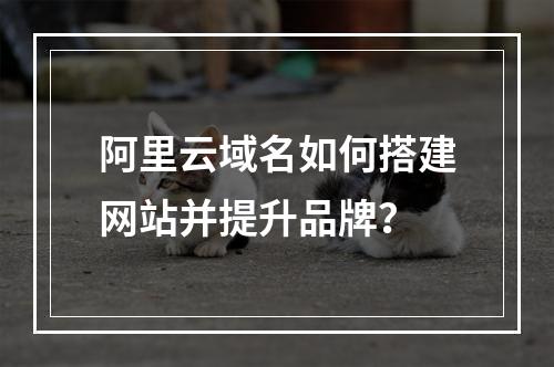 阿里云域名如何搭建网站并提升品牌？