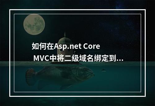 如何在Asp.net Core MVC中将二级域名绑定到特定的控制器?