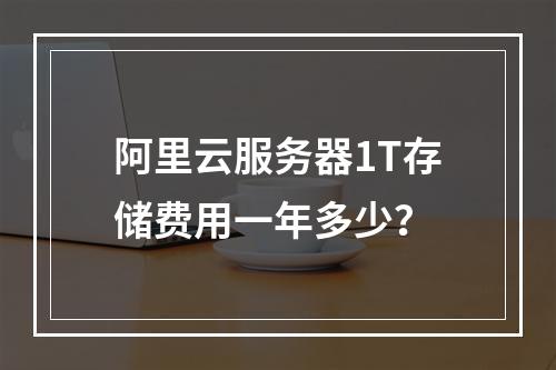 阿里云服务器1T存储费用一年多少？