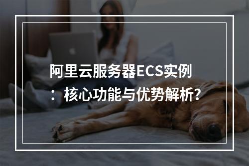 阿里云服务器ECS实例：核心功能与优势解析？
