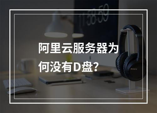 阿里云服务器为何没有D盘？