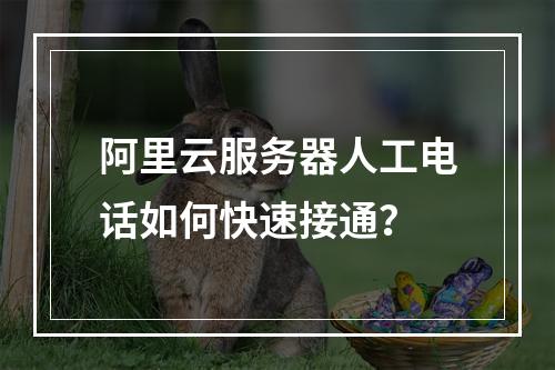 阿里云服务器人工电话如何快速接通？