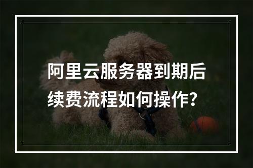 阿里云服务器到期后续费流程如何操作？