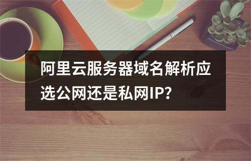 阿里云服务器域名解析应选公网还是私网IP？