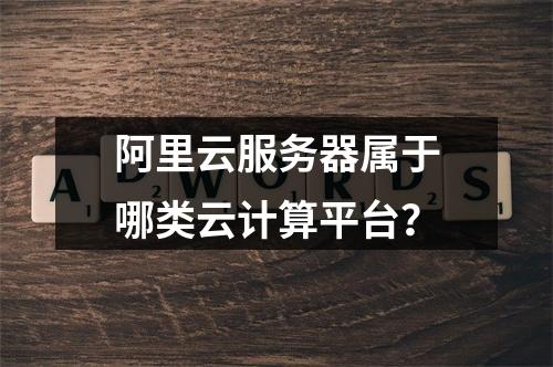 阿里云服务器属于哪类云计算平台？