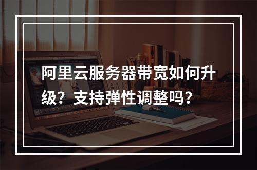 阿里云服务器带宽如何升级？支持弹性调整吗？