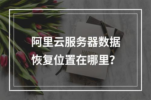 阿里云服务器数据恢复位置在哪里？