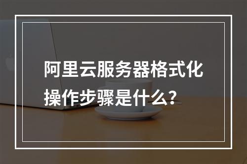 阿里云服务器格式化操作步骤是什么？