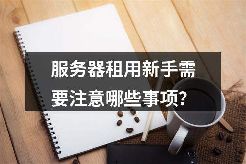 服务器租用新手需要注意哪些事项?