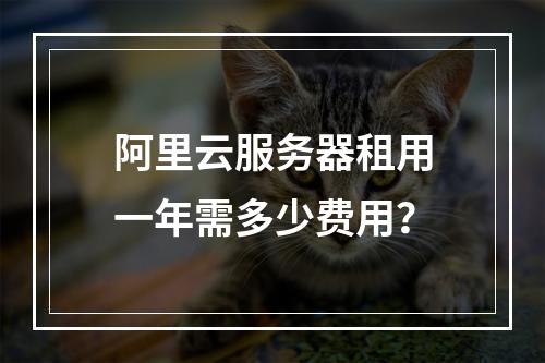 阿里云服务器租用一年需多少费用？