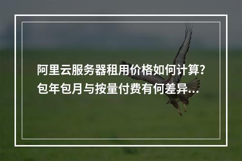 阿里云服务器租用价格如何计算？包年包月与按量付费有何差异？