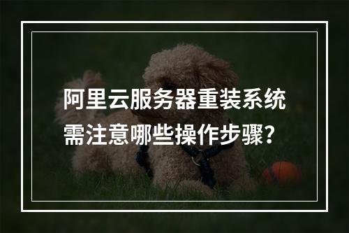 阿里云服务器重装系统需注意哪些操作步骤？