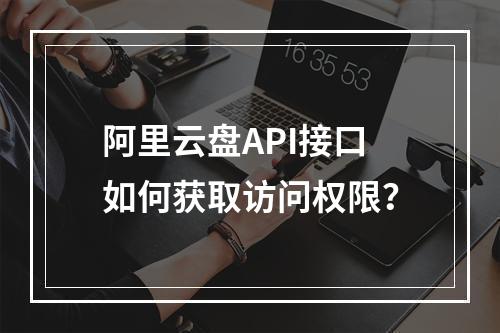 阿里云盘API接口如何获取访问权限？