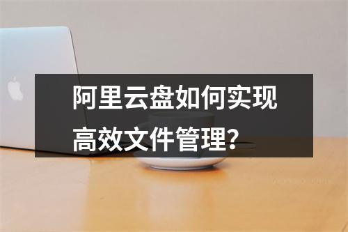 阿里云盘如何实现高效文件管理？