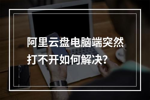 阿里云盘电脑端突然打不开如何解决？