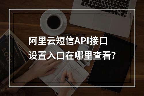 阿里云短信API接口设置入口在哪里查看？