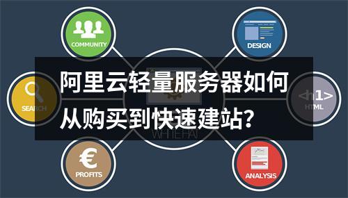 阿里云轻量服务器如何从购买到快速建站？