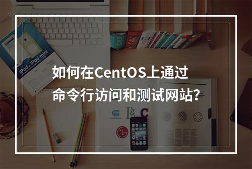 如何在CentOS上通过命令行访问和测试网站?