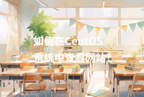 如何在CentOS系统中查看网站?