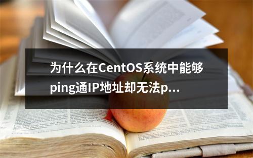 为什么在CentOS系统中能够ping通IP地址却无法ping通域名?