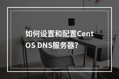 如何设置和配置CentOS DNS服务器?