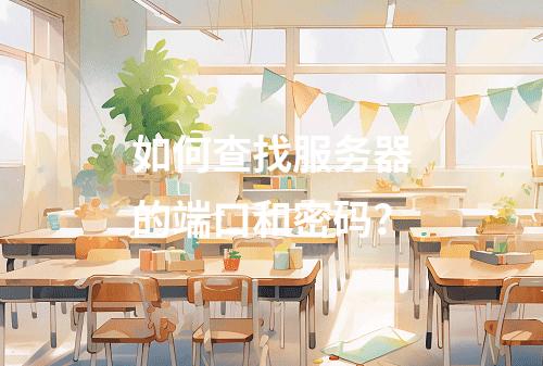 如何查找服务器的端口和密码?