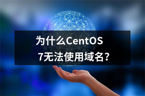 为什么CentOS 7无法使用域名?