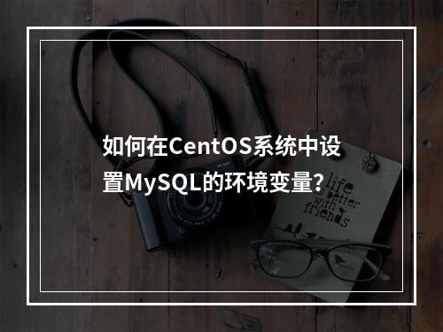 如何在CentOS系统中设置MySQL的环境变量?