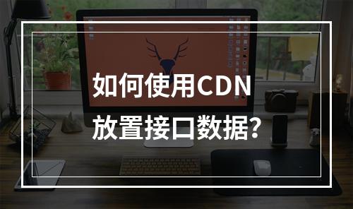 如何使用CDN放置接口数据?