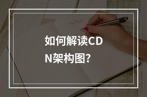 如何解读CDN架构图?