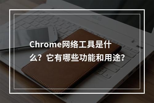 Chrome网络工具是什么?它有哪些功能和用途?