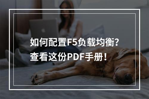 如何配置F5负载均衡?查看这份PDF手册!