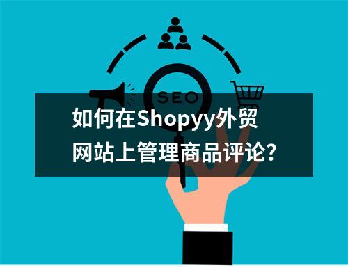 如何在Shopyy外贸网站上管理商品评论?