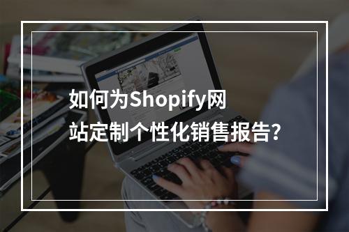 如何为Shopify网站定制个性化销售报告?