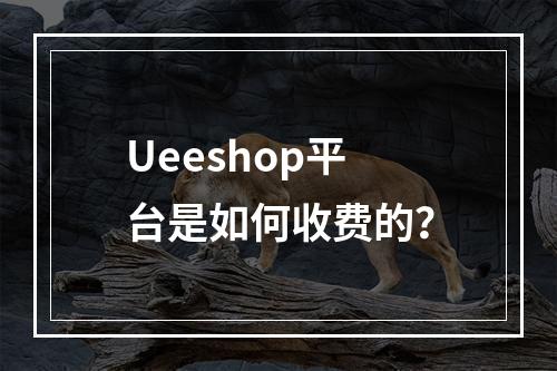 Ueeshop平台是如何收费的?