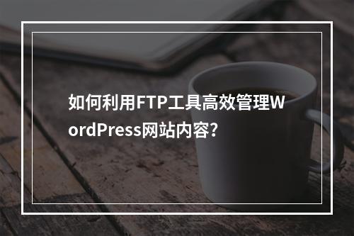 如何利用FTP工具高效管理WordPress网站内容?