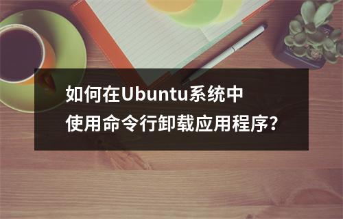 如何在Ubuntu系统中使用命令行卸载应用程序?
