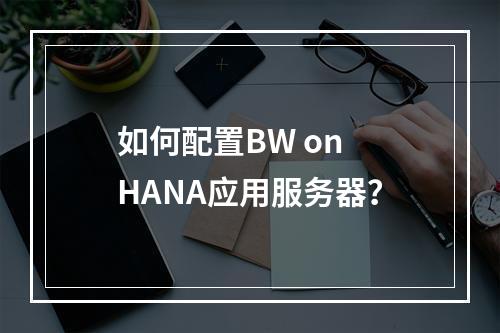 如何配置BW on HANA应用服务器?