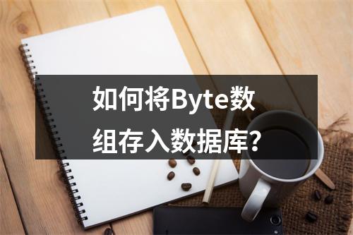 如何将Byte数组存入数据库?