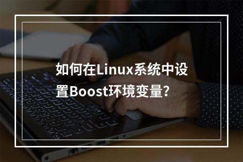 如何在Linux系统中设置Boost环境变量?