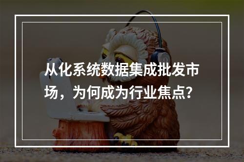 从化系统数据集成批发市场,为何成为行业焦点?