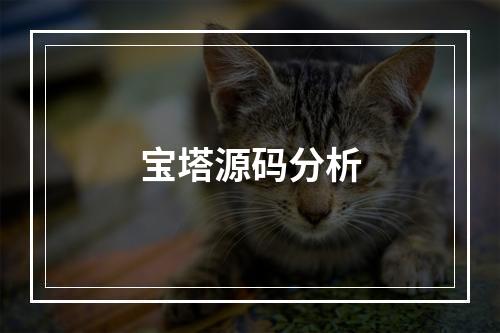宝塔源码分析
